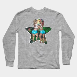 Reva and Dog maddox girl Long Sleeve T-Shirt